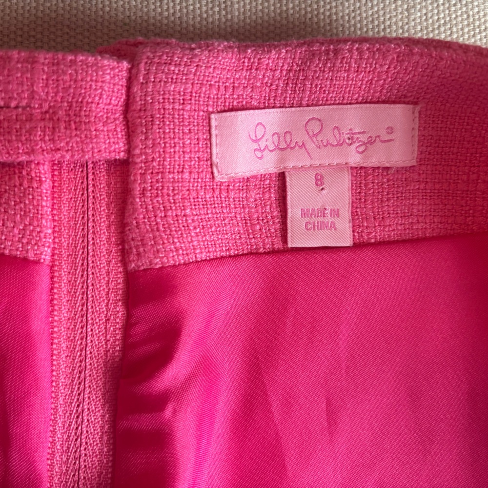 Lilly Pulitzer vintage hot pink skirt